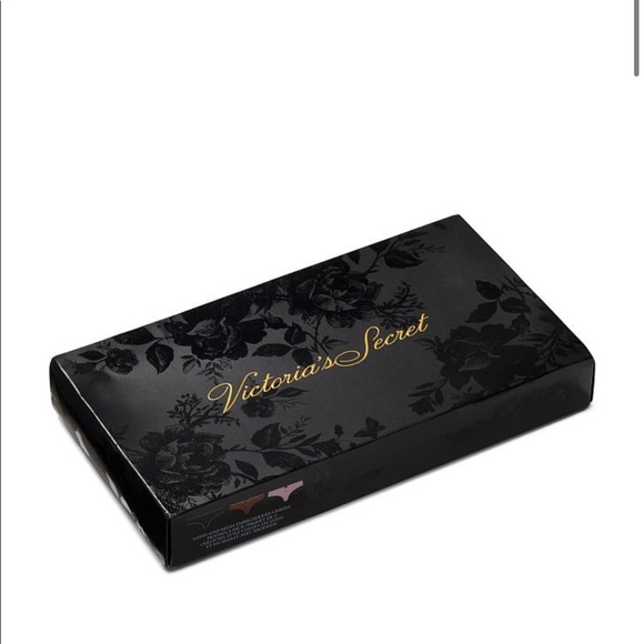 NWT victoria secret naughty nice satin panties set box - Picture 3 of 3